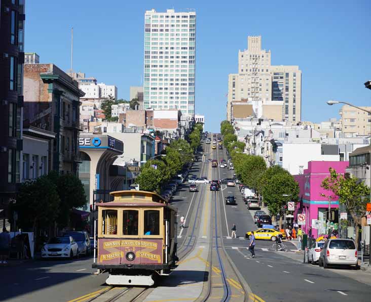 MUNI California cable car 54